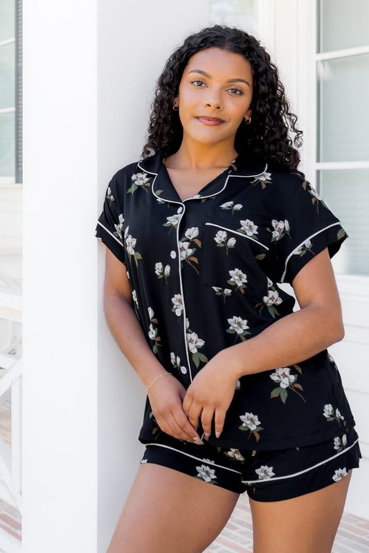 Women's SS Pajama Set - Magnolia