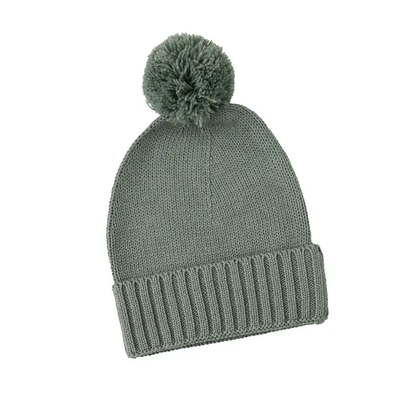 KNIT POM BEANIE