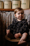 Elowen Playsuit - Navy Check