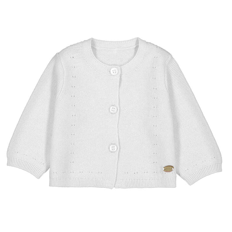 Mayoral - Knit Cardigan - White