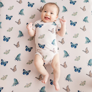 Kyte - Bodysuit in Blush Butterfly