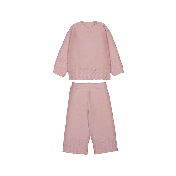 Mayoral - Knit Pants Set - Crystal