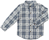 Atwood Woven Long Sleeve - Navy Plaid