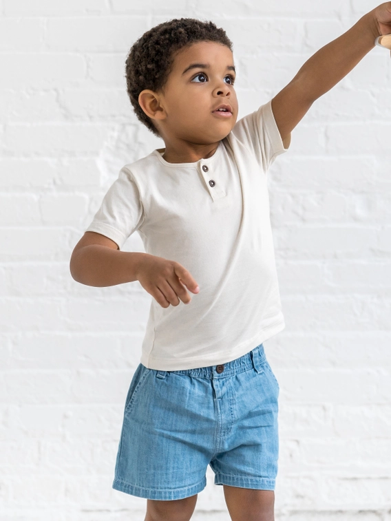 Organic Luke Chambray Shorts
