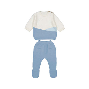 Mayoral - Knit Sweater Set - Cloud