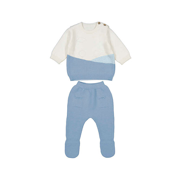 Mayoral - Knit Sweater Set - Cloud