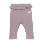 Fixoni - Ribbed Ruffle Legging - Berry