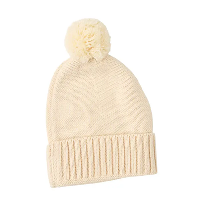 KNIT POM BEANIE