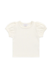 Pointelle Rhea Top - Parchment