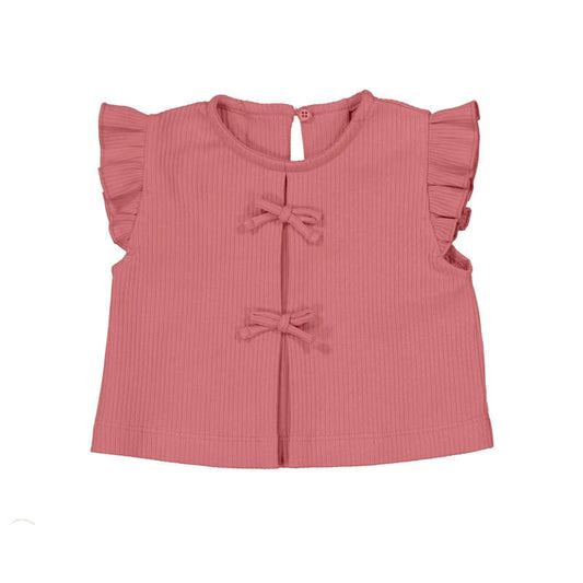 Mayoral - Tie Front Tee - Blush