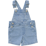 Short Overalls - Blue Stripe