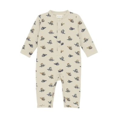 Minymo - Terry Romper - Airplane