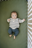 Organic Cotton Knit Leggings - Charcoal