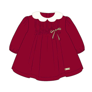 Mayoral - Collared Dress - Red