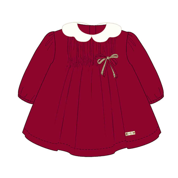 Mayoral - Collared Dress - Red