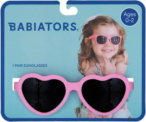 Babiators - Light Pink Heart  Kids Sunglasses