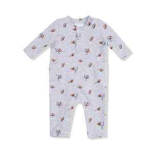 French Terry - Football Field Goal - Uni Romper