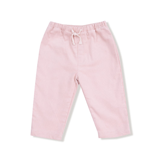 Corduroy - Veiled Pink - Cord Paperbag Pant W/ Bamboo Lining