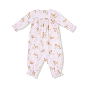 Little Fawn - Smocked L/s Romper