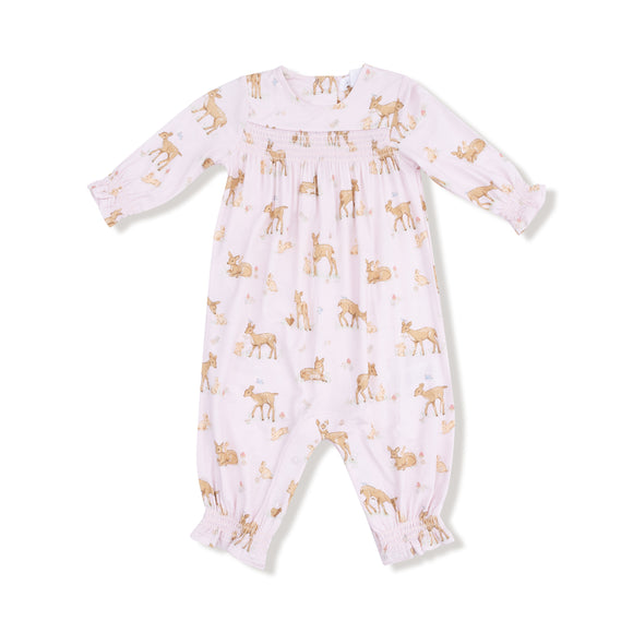 Little Fawn - Smocked L/s Romper