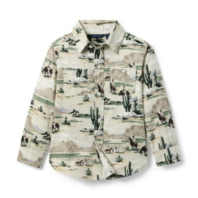 J&J - Twill LS Shirt - Scenic