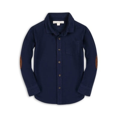 H&H Shacket Patch Flannel - Navy