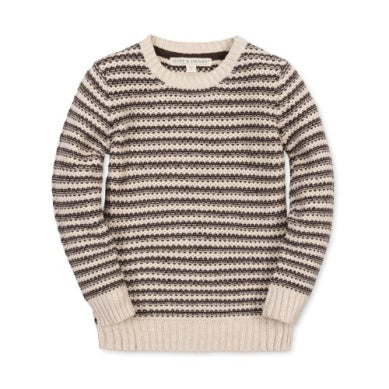 H&H Stripe Sweater - Brown