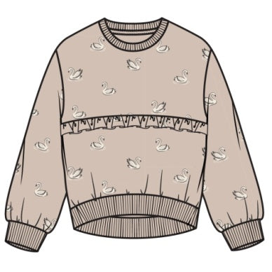 MTL Beige Crew Neck - Swan