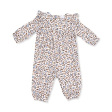 AD Ruffle LS Romper - Hazel Floral