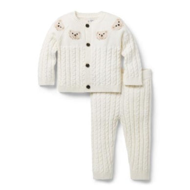J&J - Cardigan/Pant Set - Bear