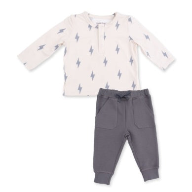 AD Henley & Jogger Set - Bolt