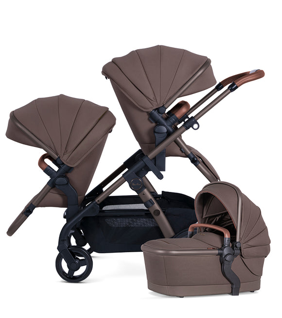 graco ready2grow click connect double stroller licorice Silver Cross Wave 3 Single to Double Stroller Caramel