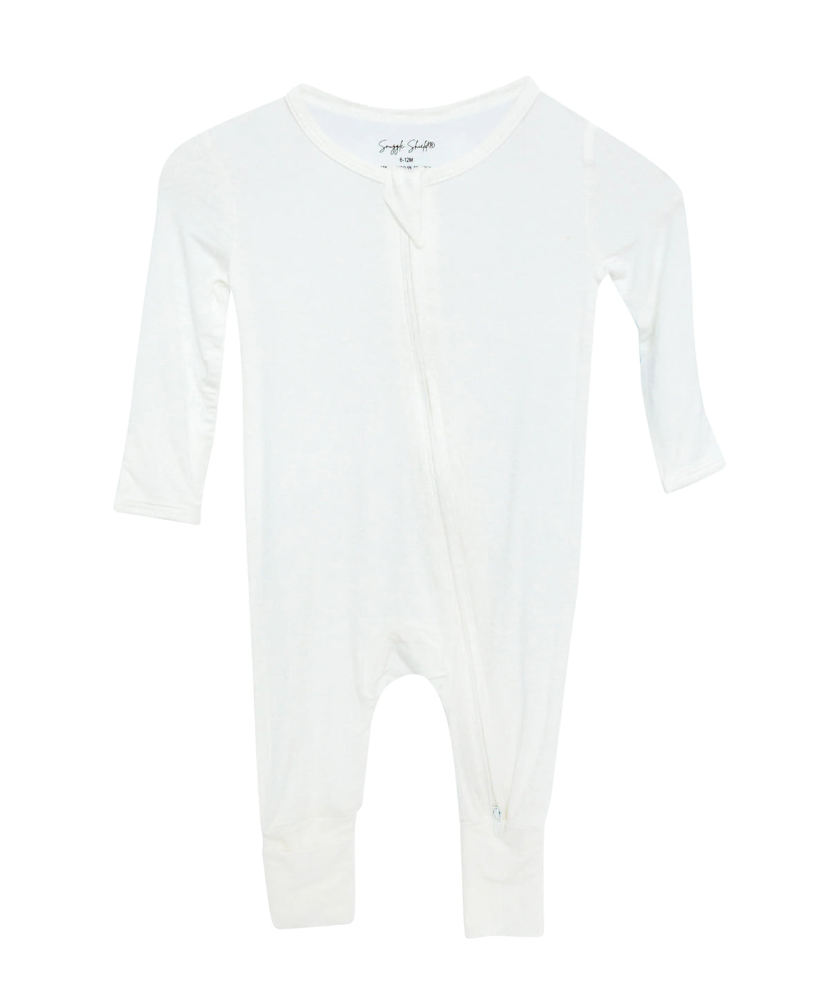 LUXE Bamboo Footless Pajama - White