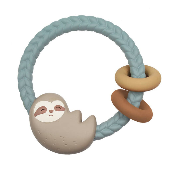 Itzy Ritzy - Ritzy Rattle™ Silicone Teether Rattles Sloth
