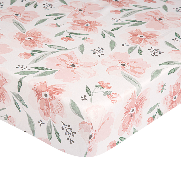 Crane Baby - Parker Crib Sheet (Floral)