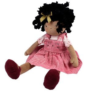 Tikiri Toys LLC - Madison - Girl Doll in Red Dress