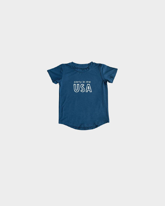 Bamboo Kid's Tee in Party in the USA