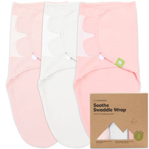 KeaBabies - KeaBabies 3-Pack SOOTHE Swaddle Wraps (Candy)