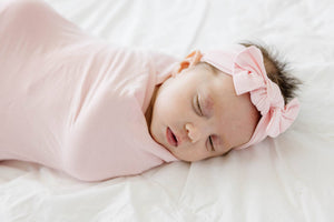 love + wild - Bamboo Swaddle Blanket - Pink