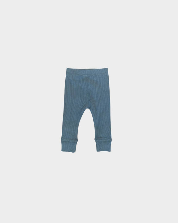 babysprouts clothing company - Baby Ribbed Leggings in Teal