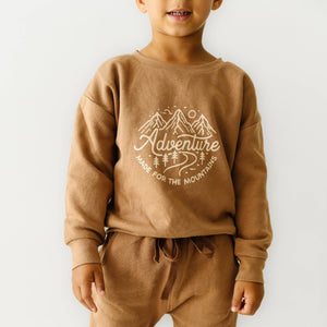 Organic Graphic Sweatshirt - Adventure