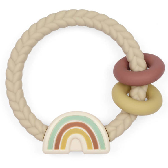 Itzy Ritzy - Ritzy Rattle™ Silicone Teether Rattles Natural