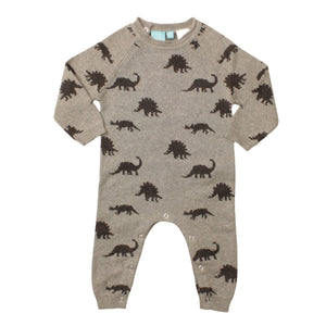 Bear Camp - Dinosaur Sweater Romper - Baby
