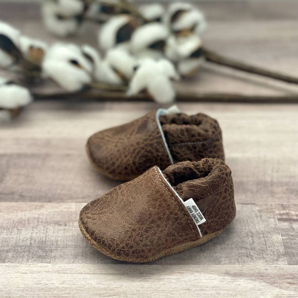 Trendy Baby Mocc Shop - Chocolate Suede Moccasins