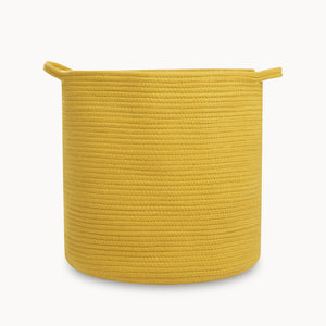 Cotton Rope Storage Basket - Harvest Gold