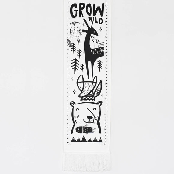 Wee Gallery - Woodland Canvas Growth Chart