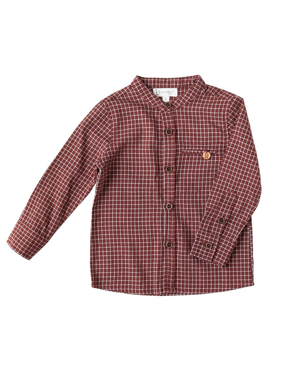 Karibou Kids - George Boys Shirt - Red Check