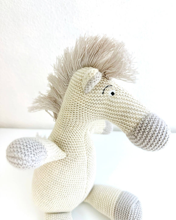Viverano Organics - Horse Knit Stuffed Animal Toy (Organic Cotton)
