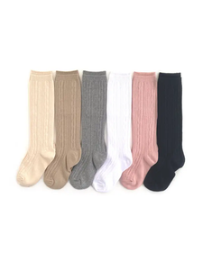 Little Stocking Co. - Neutral Knit Knee High Sock