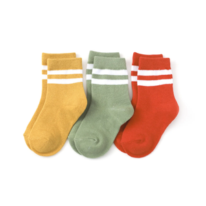 Little Stocking Co. - Garden Striped Midi Sock 3 Pack